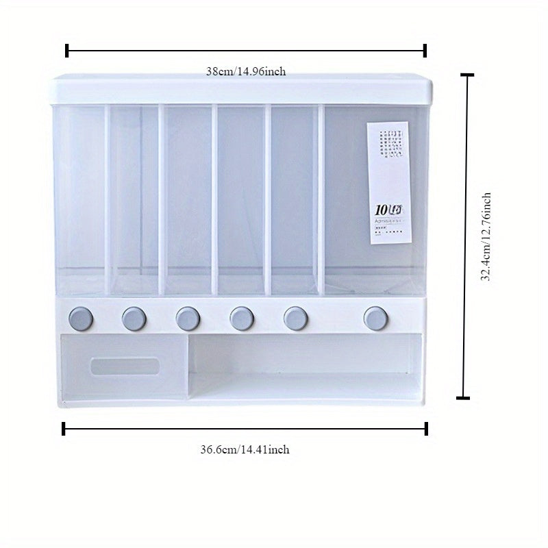 6-Compartment Rice Dispenser