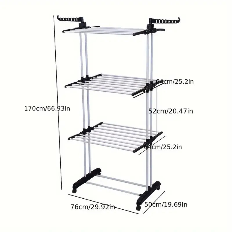 Foldable Garment Drying Rack