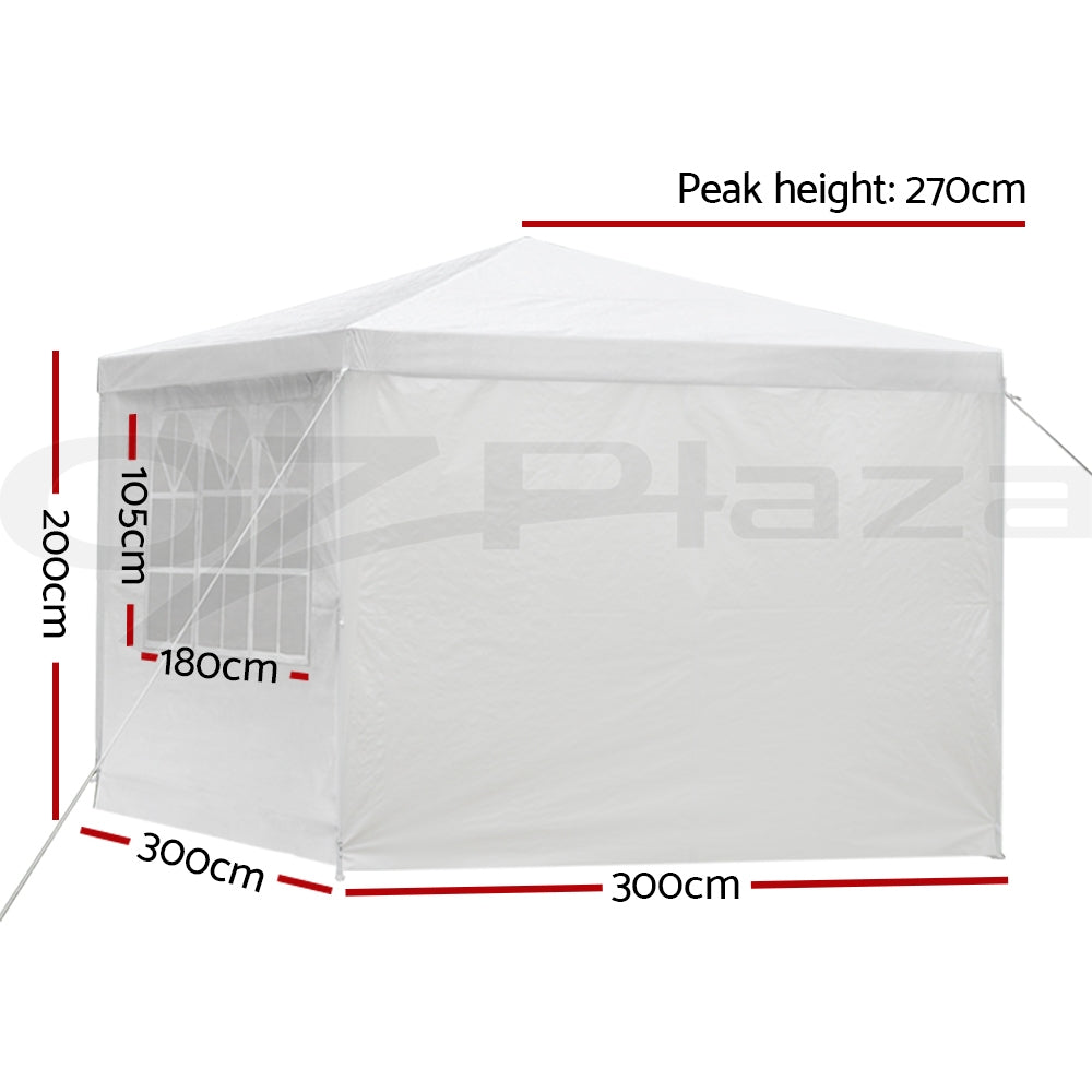 3x3 White Outdoor Marquee