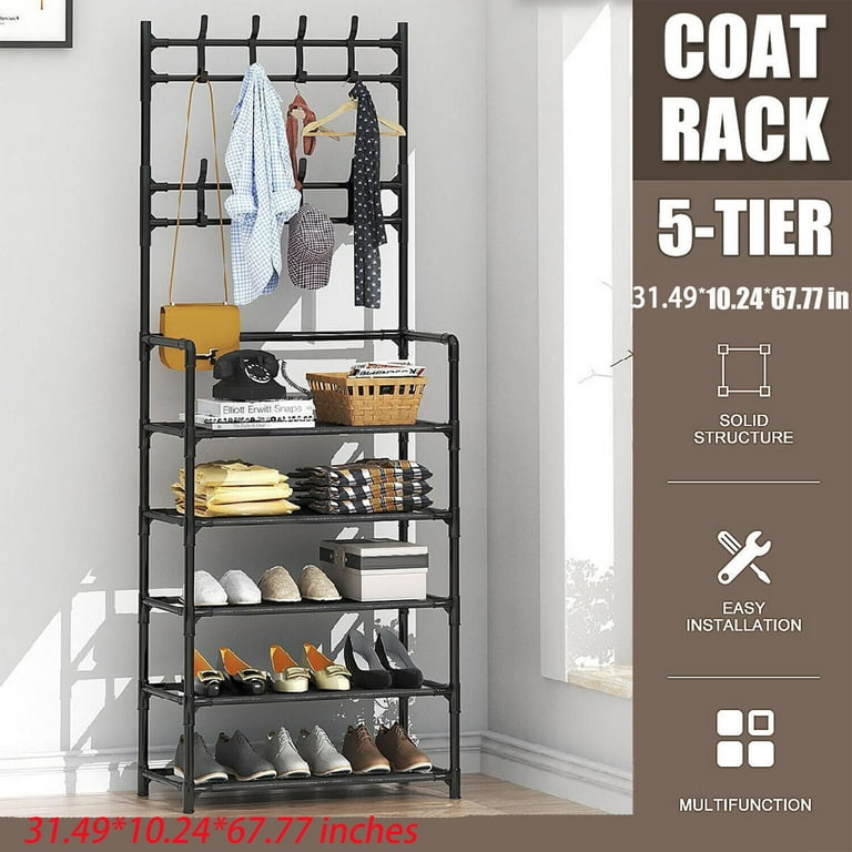 5 Tier Shoe Rack Hallway