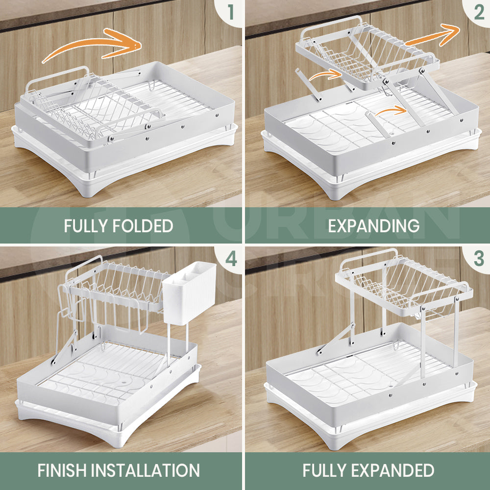 Drying Rack with Cup Holder