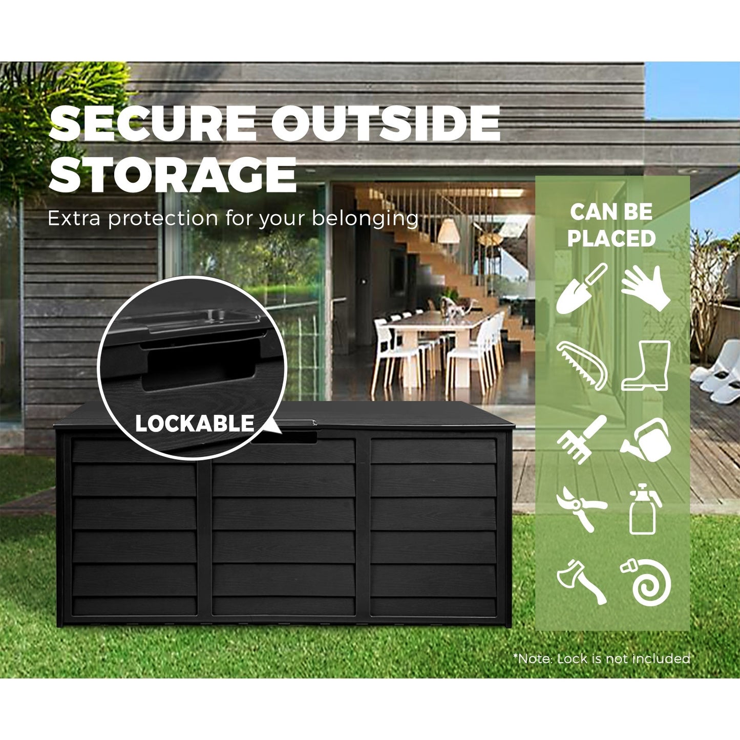 290L Outdoor Storage Box