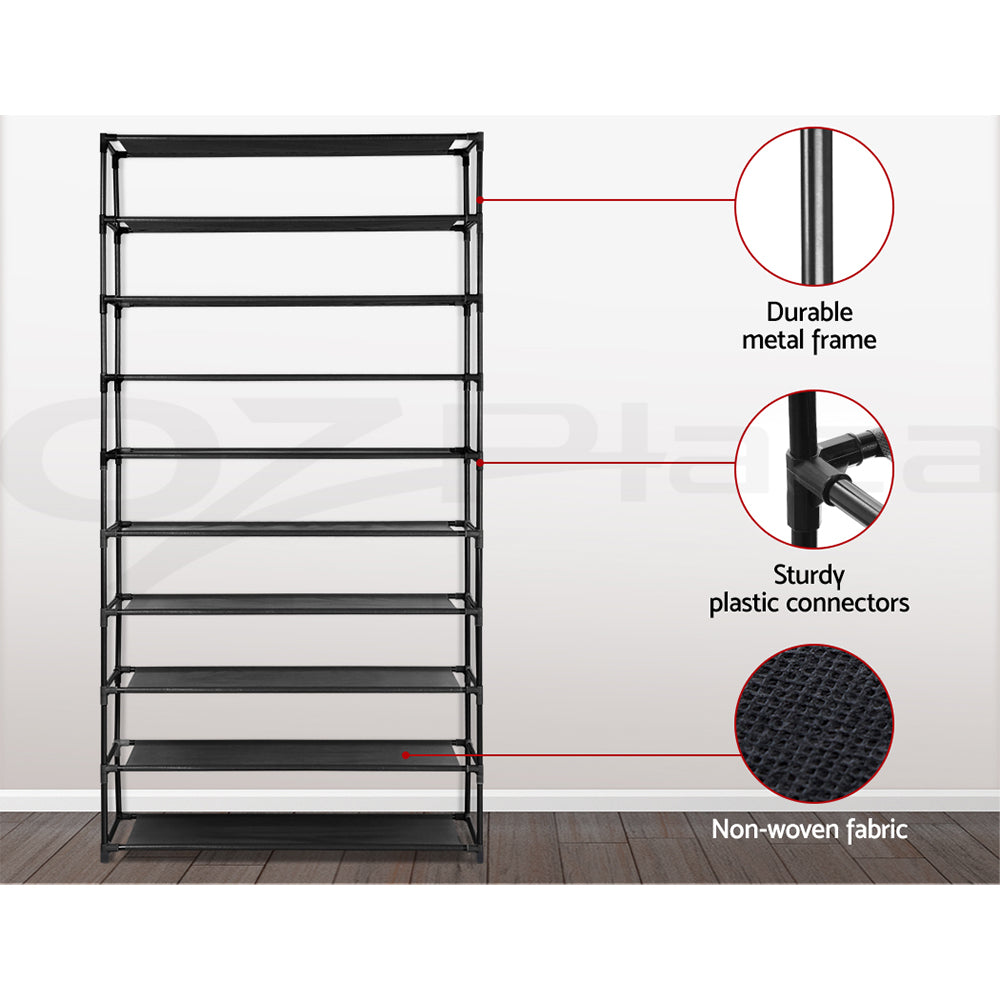 10 Tier Sturdy Shoes Rack