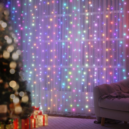 6X3M Christmas Lights Curtain String Light