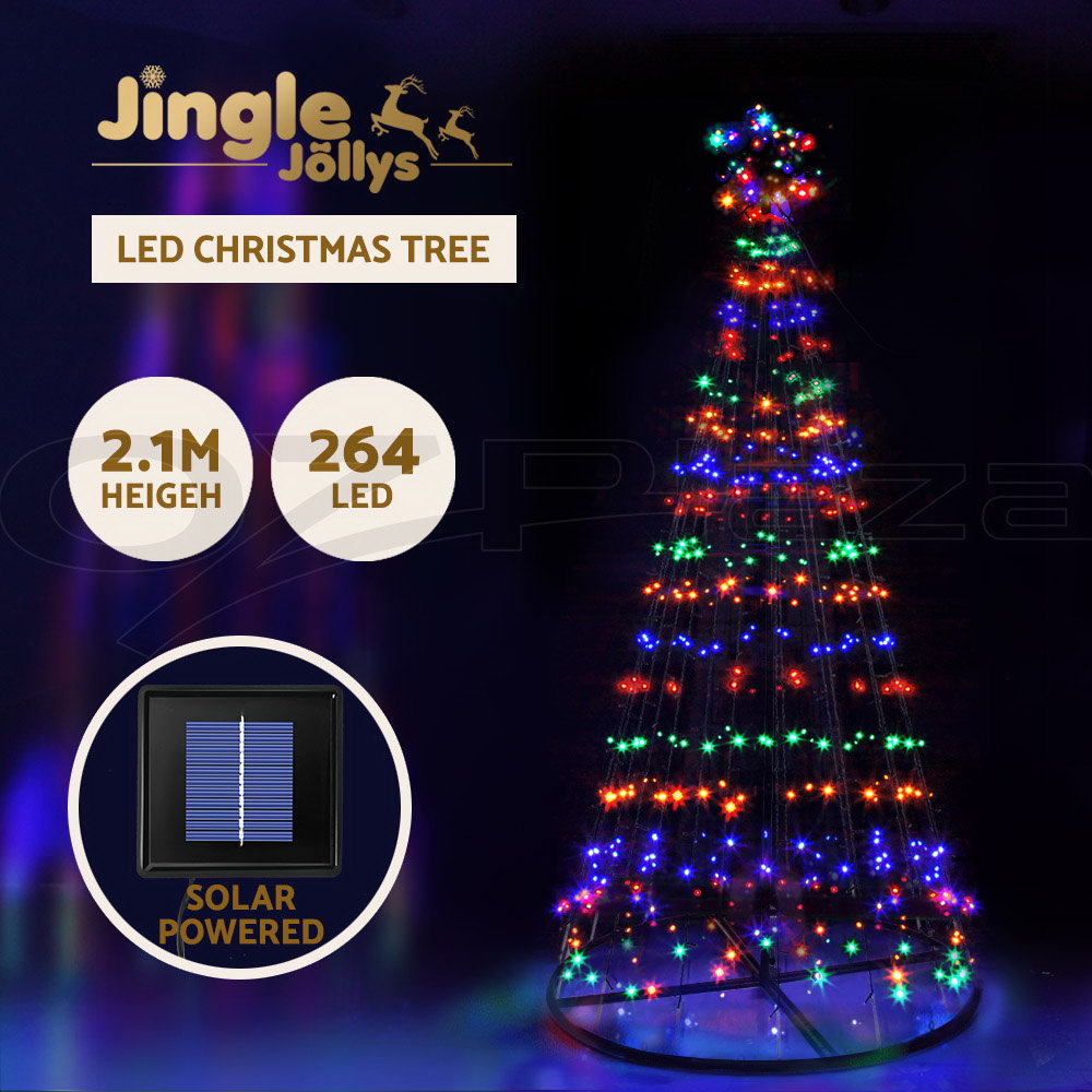 Solar Christmas Tree LED Fairy Lights