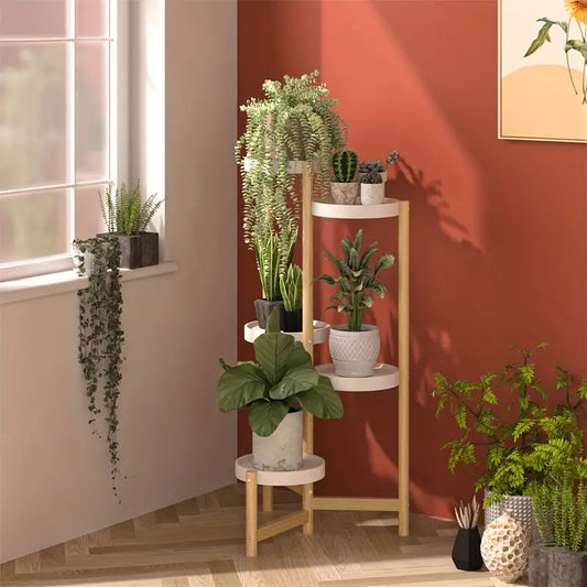 5 Tier Wooden Plant Stand