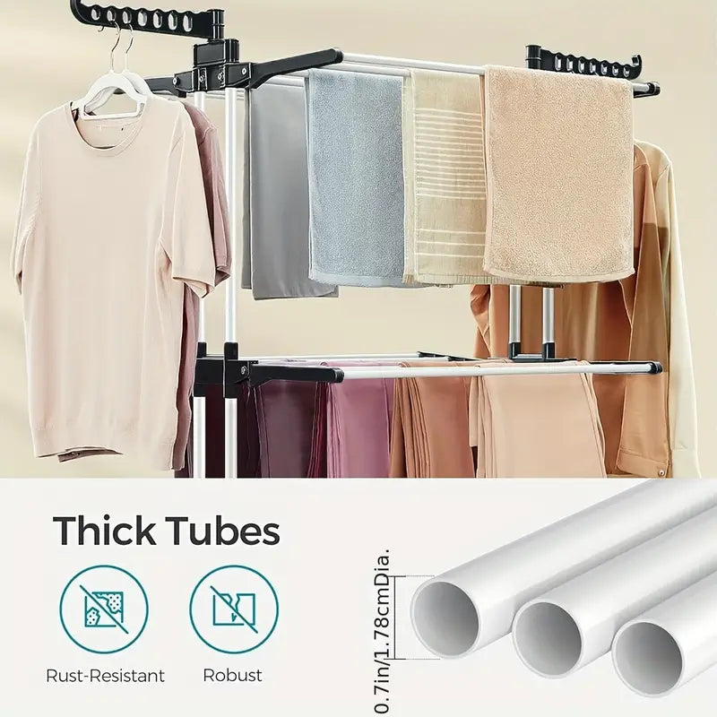 Foldable Garment Drying Rack