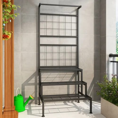 Plant Stand Pot Flower Bed Shelf Storage Rack Holder Garden Outdoor Indoor