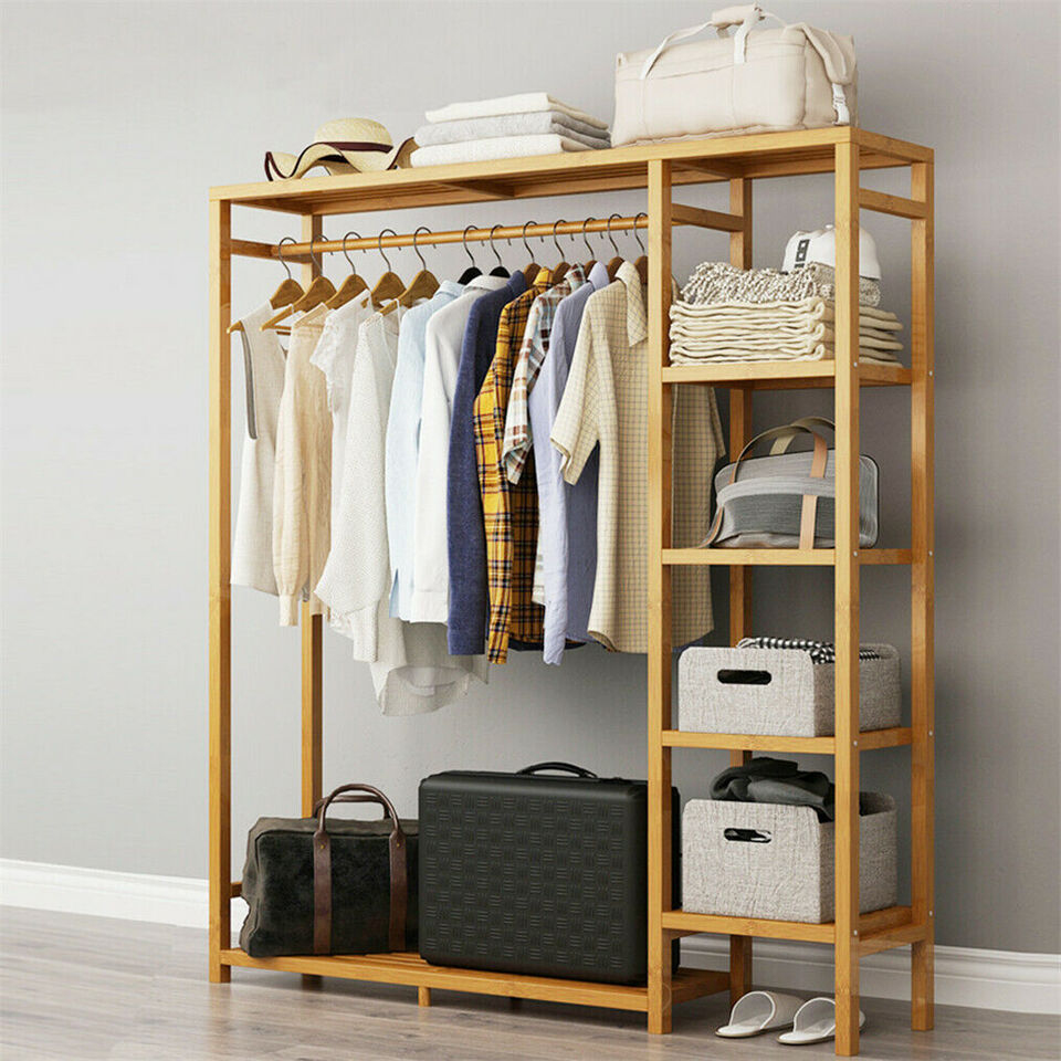 Open Wardrobe Clothes Rail