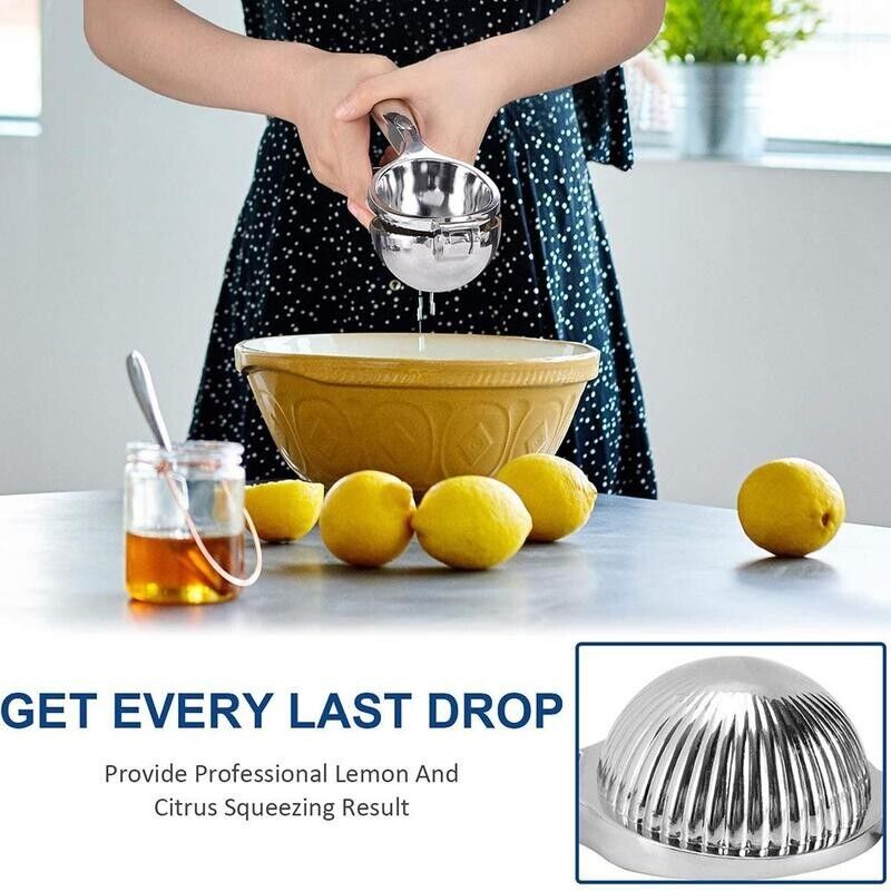 Stainless Steel Manual Hand Press Lemon Squeezer