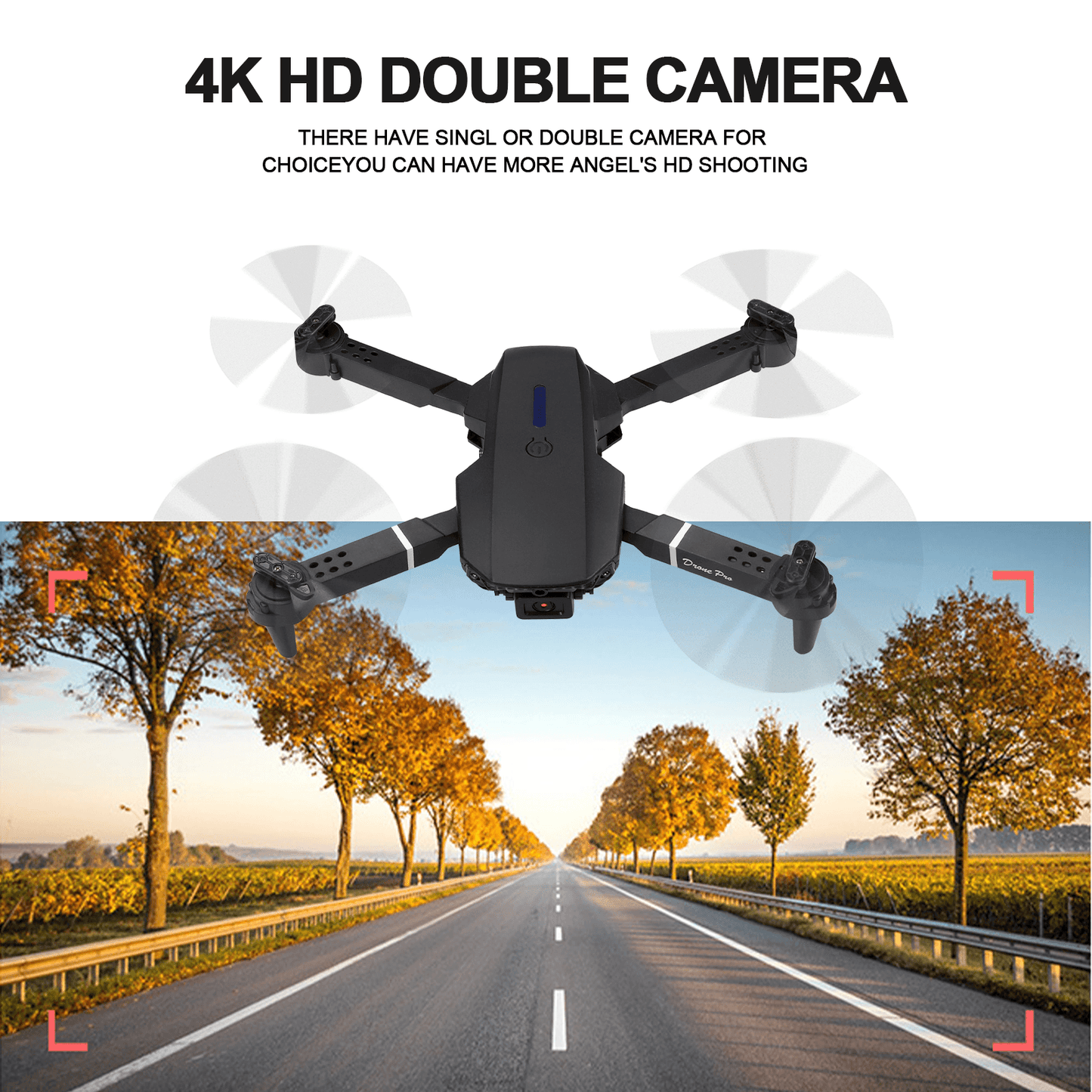 4K Drone With Camera