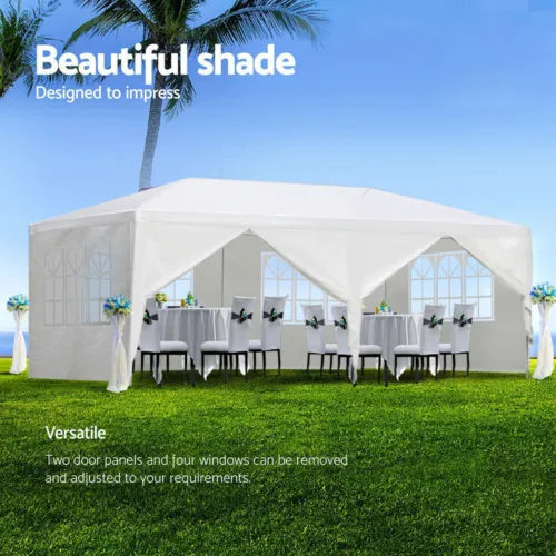 3x6 White Outdoor Marquee