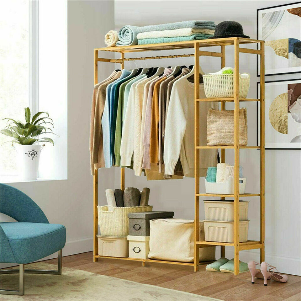 Open Wardrobe Clothes Rail