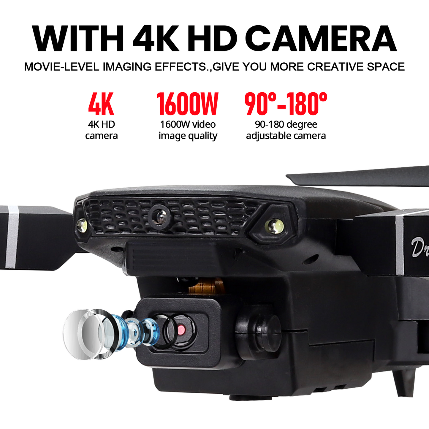 4K Drone With Camera