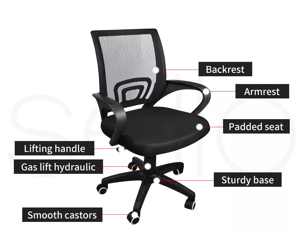 Mesh Chairs Executive Seating Work Black