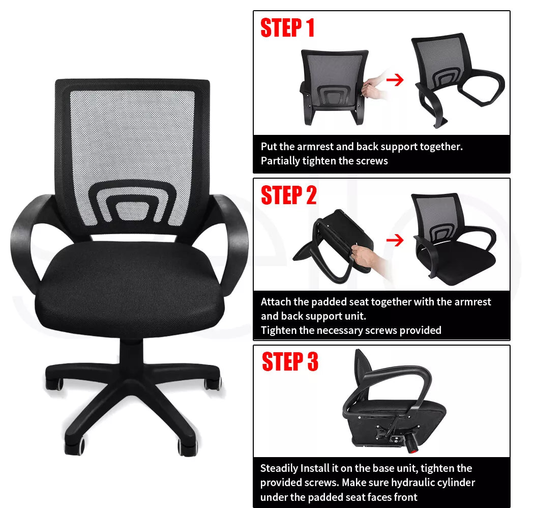 Mesh Chairs Executive Seating Work Black