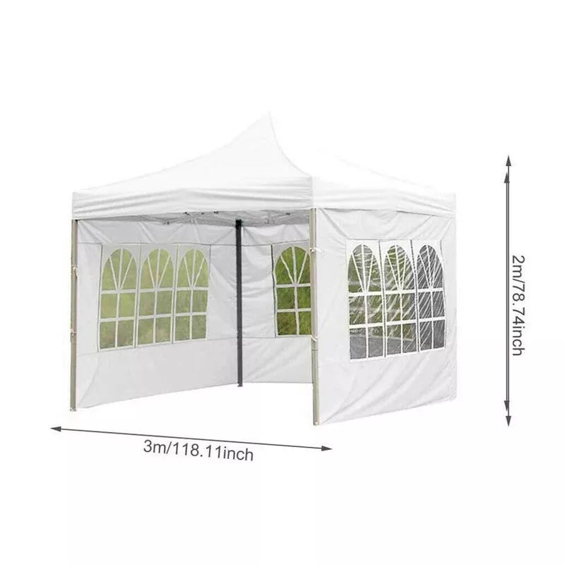 3mx2m Waterproof Gazebo Marquee Outdoor Garden Canopy Party Tent Sidewall Cloth