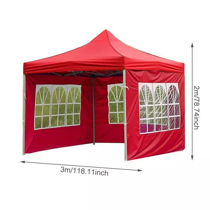 3mx2m Waterproof Gazebo Marquee Outdoor Garden Canopy Party Tent Sidewall Cloth