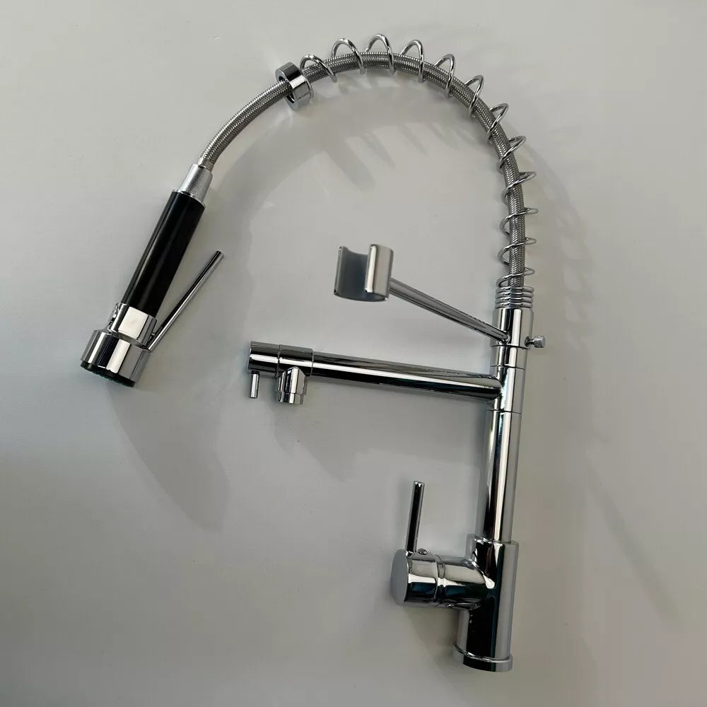 Pull Out Sink Taps 360° Swivel Single Lever Faucet