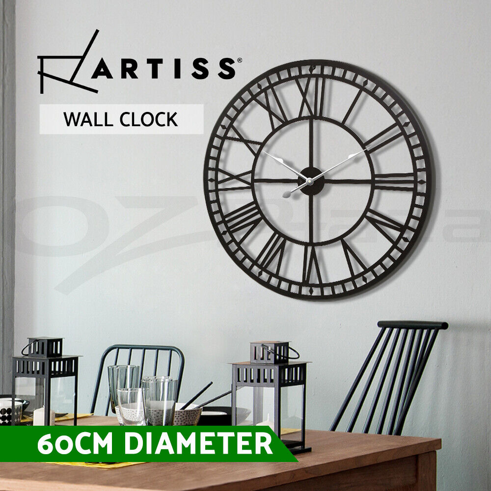 60cm Metal Wall Clock