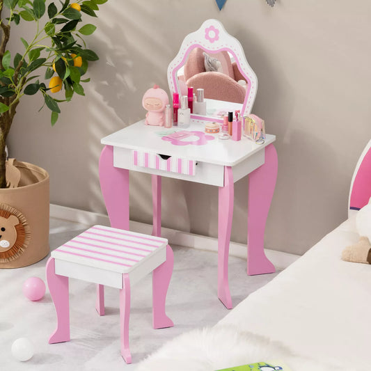 Kids Vanity Table Set