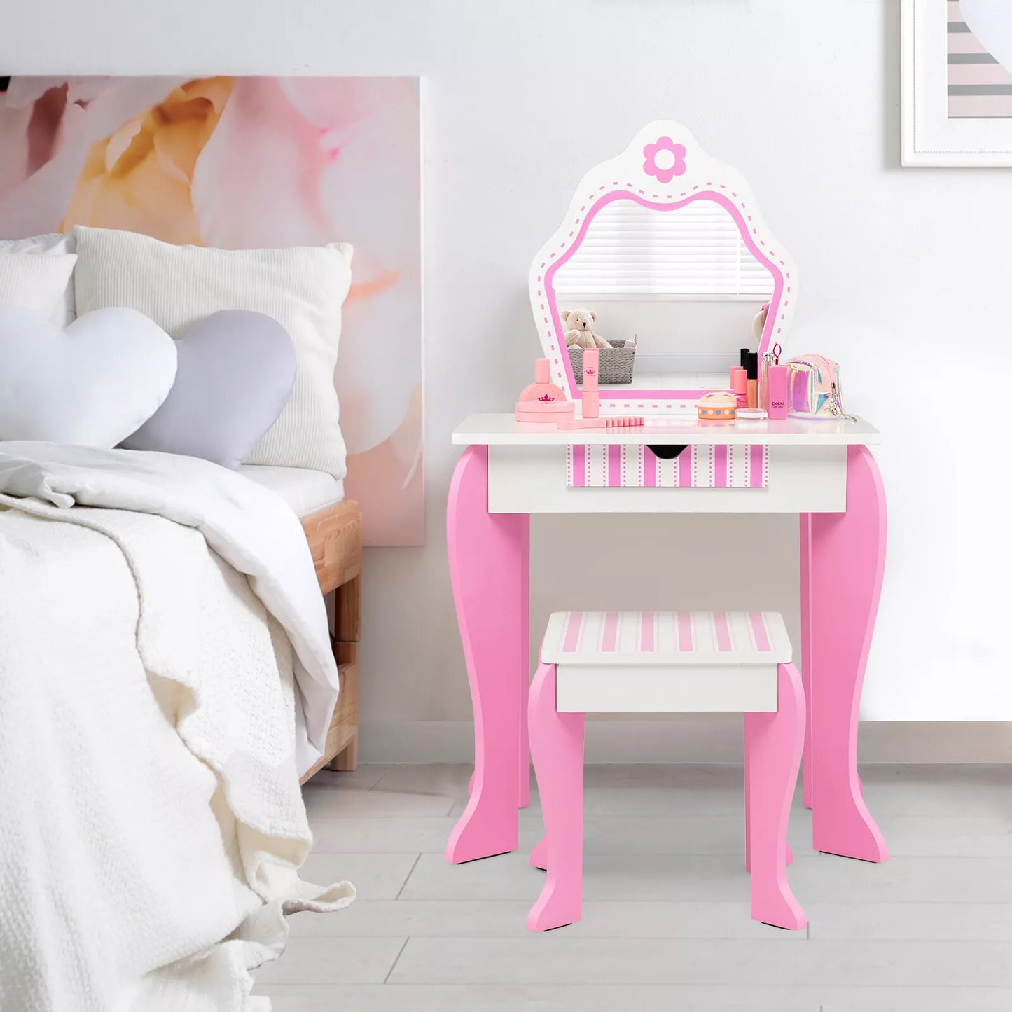 Kids Vanity Table Set