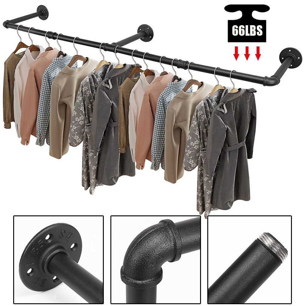 Strong Cast Iron Industrial Pipe Clothes Rack