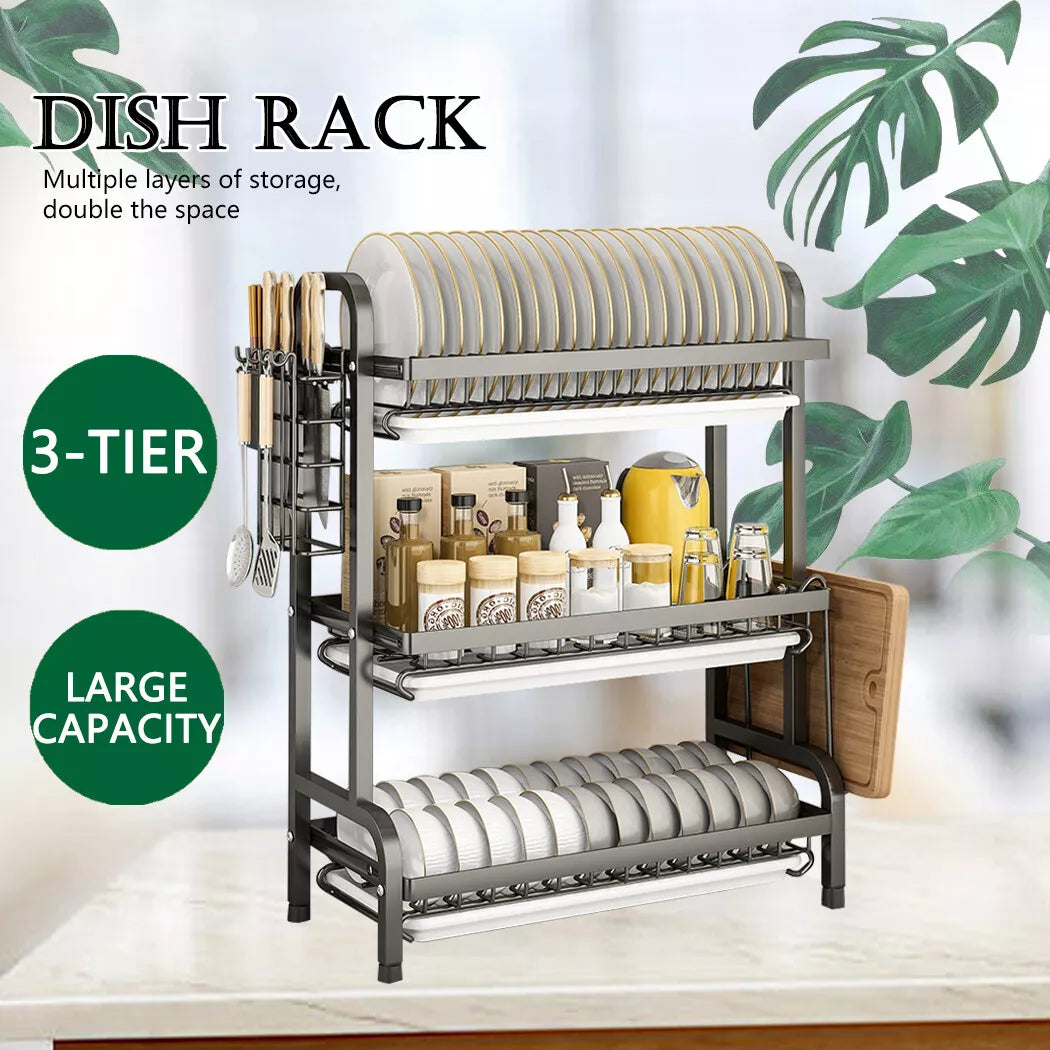 3 Tier Kitchen Dish Rack