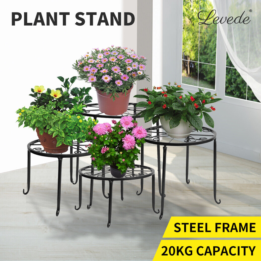 4x Metal Plant Stand