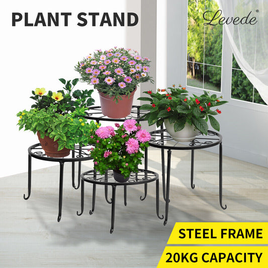 4x Metal Plant Stand