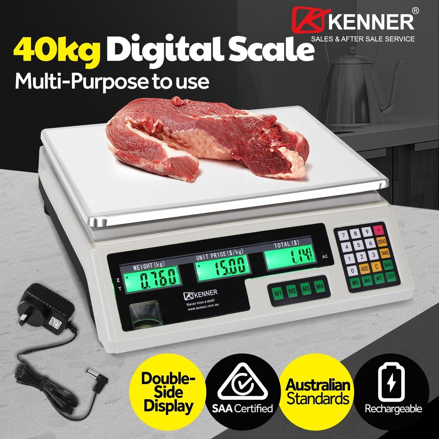 40KG Digital Kitchen Scale