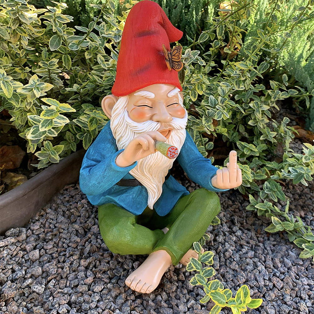 Gnome Statue Lawn Garden Figurine