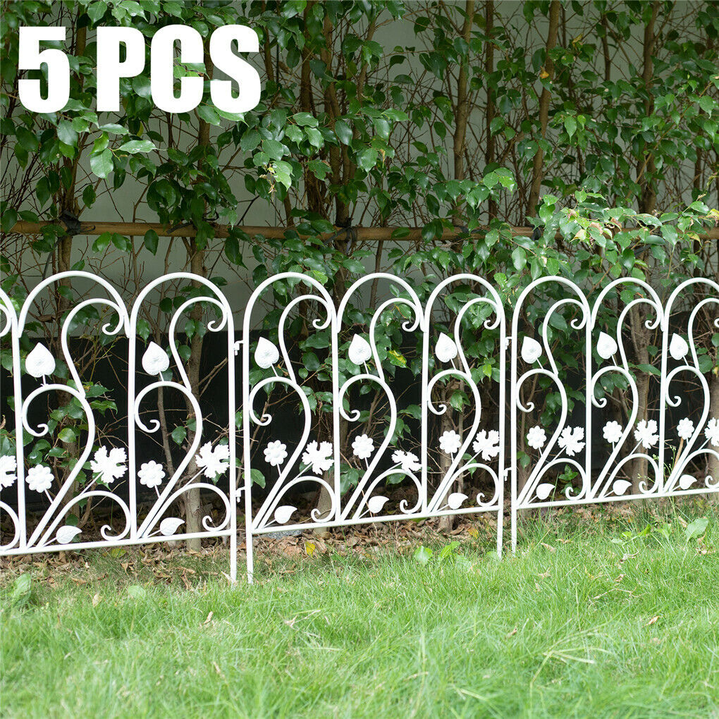 5PCS Decorative Garden Fence