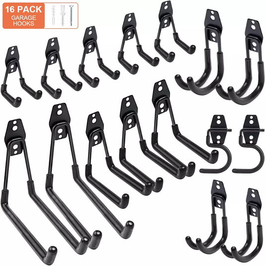 16 Pack Garage Hooks Heavy Duty