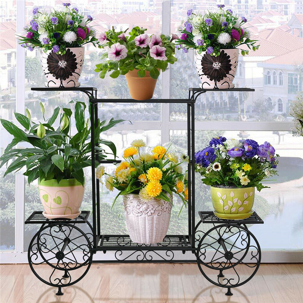 Large Metal Garden Cart