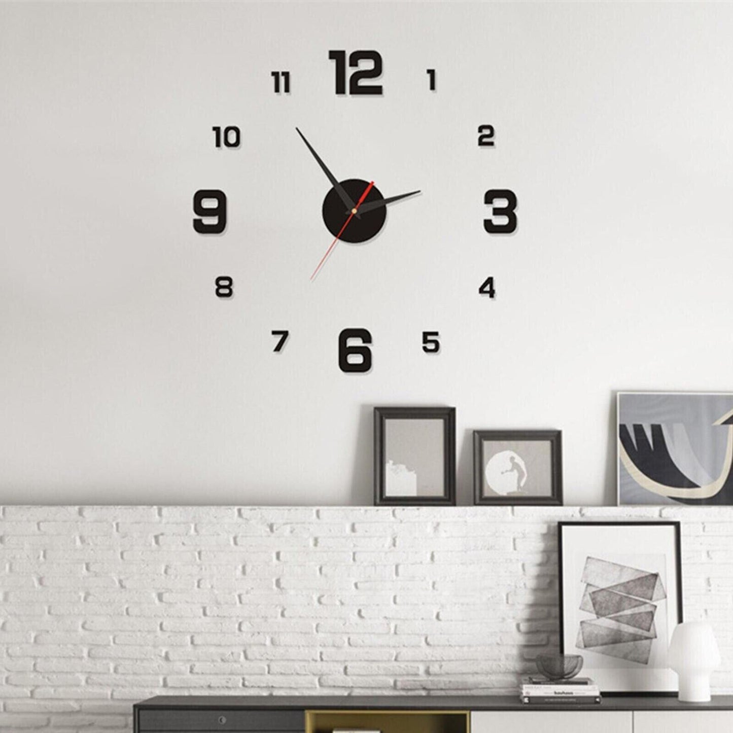 3D Modern Wall Clock