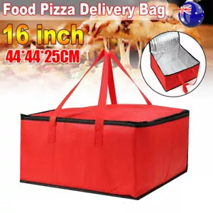 Delivery Bag Pizza Bags Insulated Thermal Hot Cold Food Storage Carrying Case