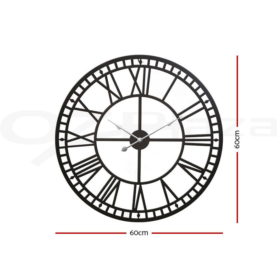 60cm Metal Wall Clock