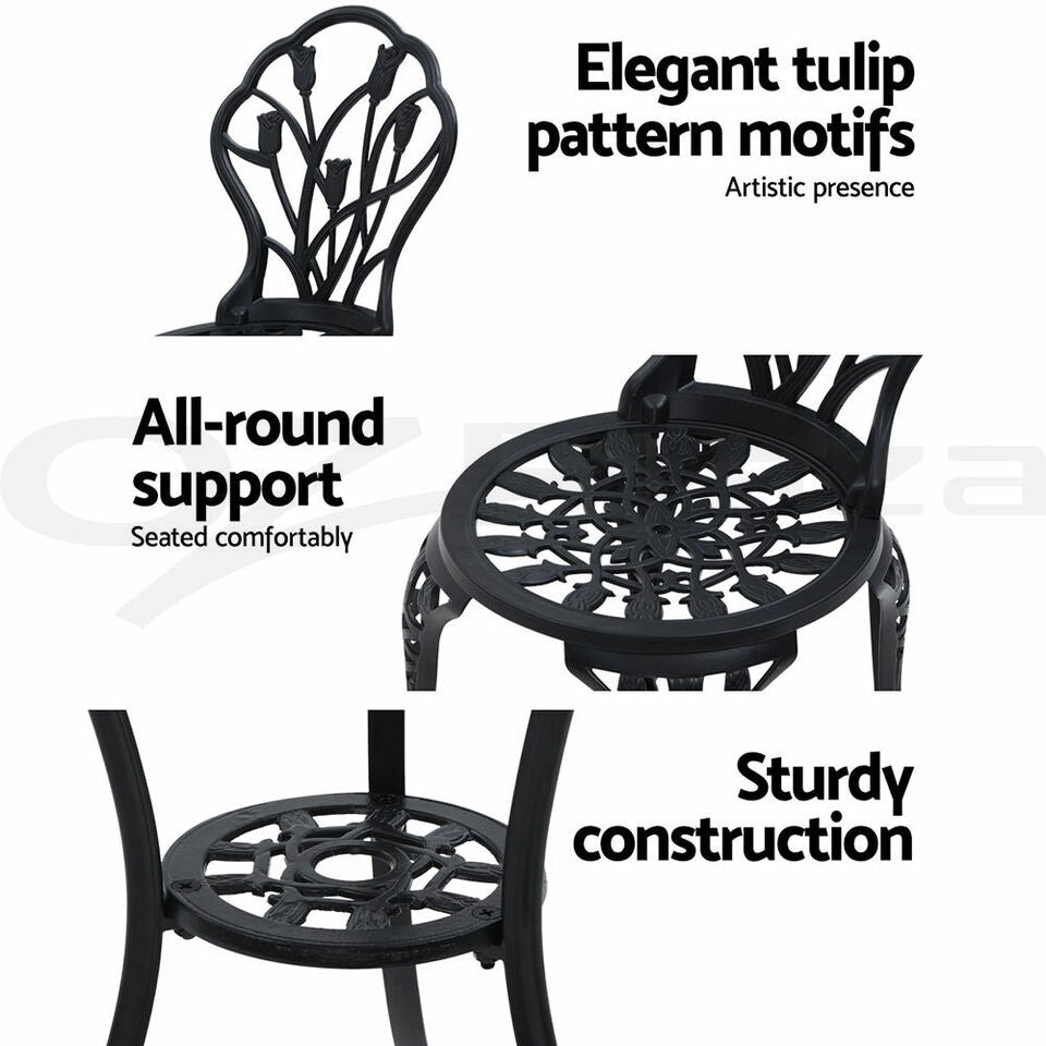 3 Pcs Garden Bistro Set