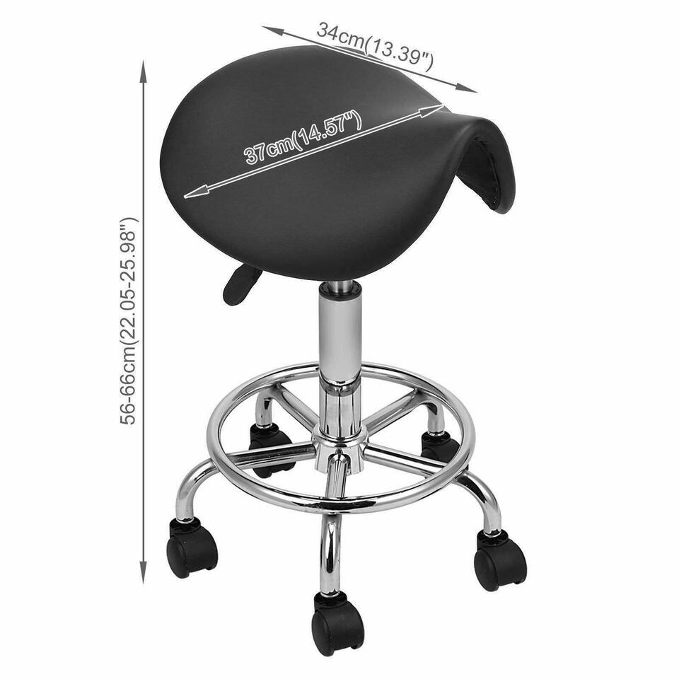 Saddle Salon Stool