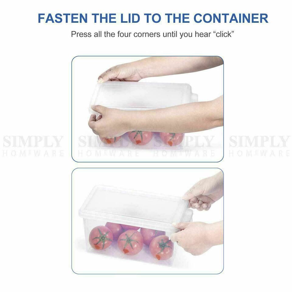 Pack Of 4 Refrigerator Storage Box