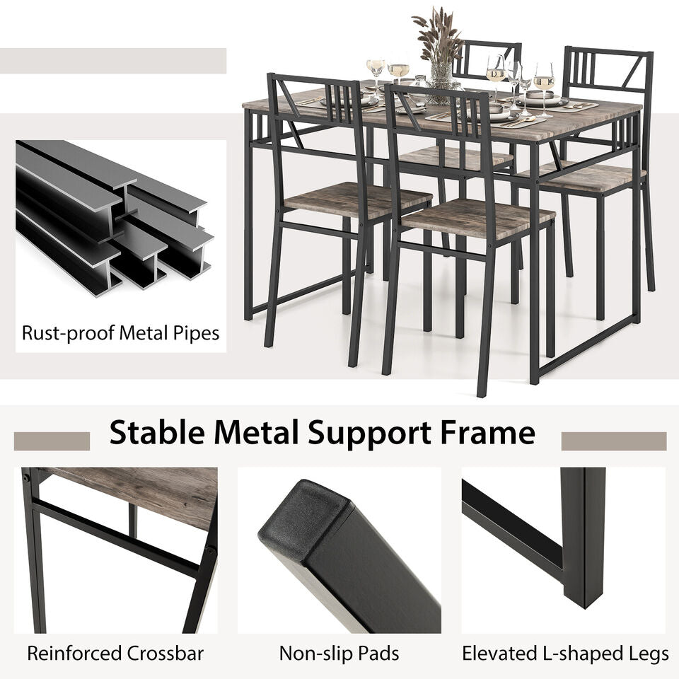 5 Piece Dining Table Set