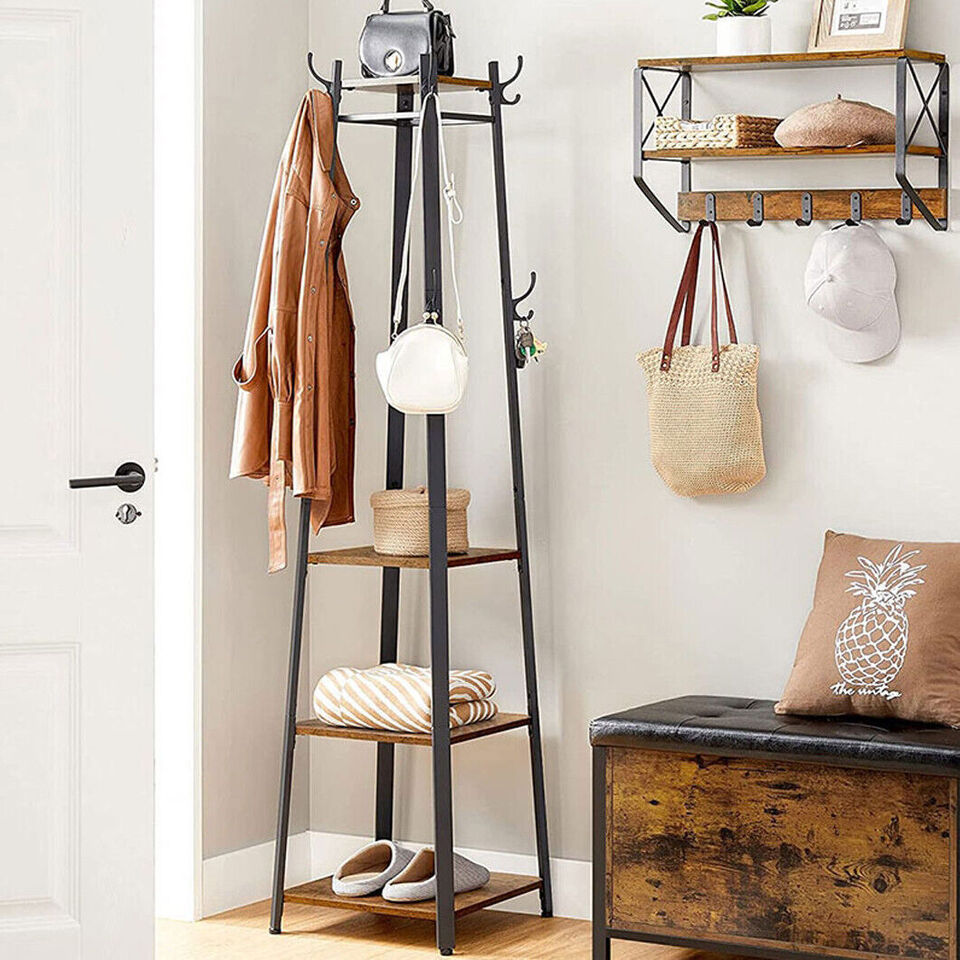 1.8M Strong Metal Coat Rack