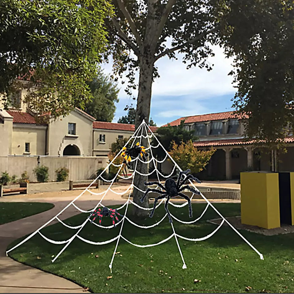 Giant Spider Web Halloween Decoration