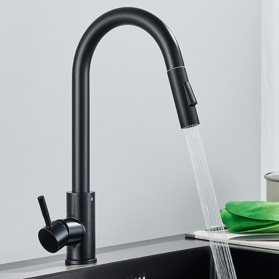 360° Pull Out 2-Mode Spray Sink Faucet