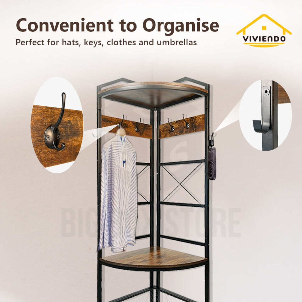 4-Tier Corner Shelf