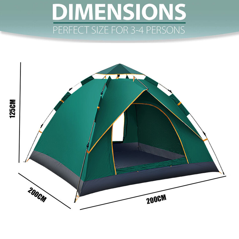 3-4 Person Instant Camping Tent