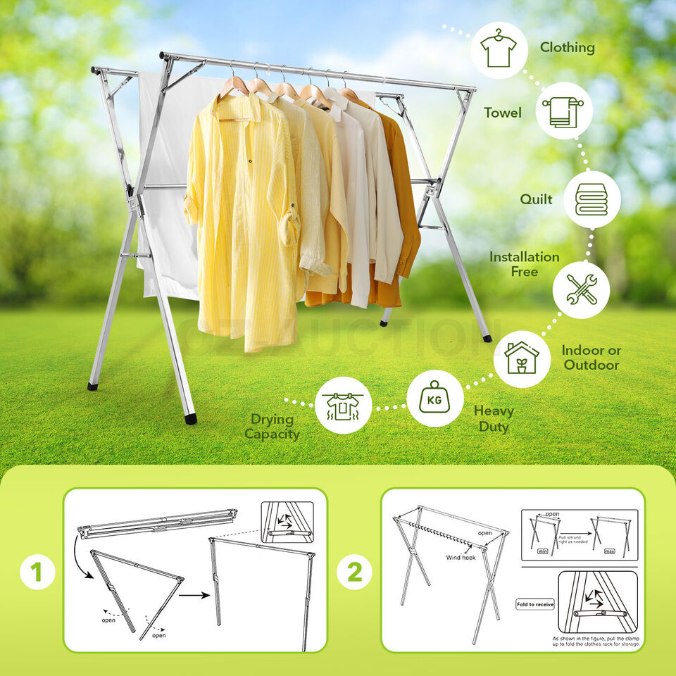 Stainless Steel Garment Rack