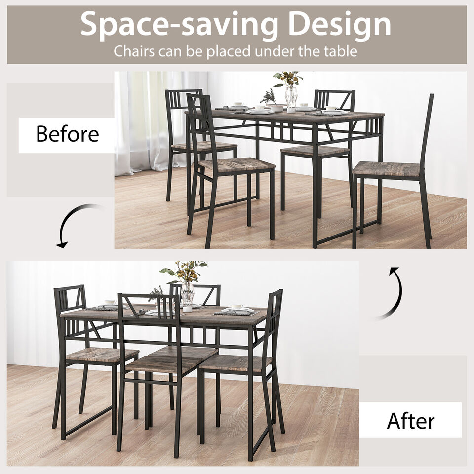 5 Piece Dining Table Set