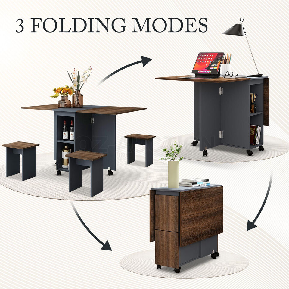 Folding Dining Table Set